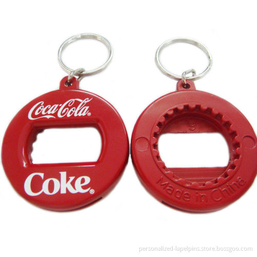 Zinc Alloy Painted And Printing Logo Metal Keychains With Lacquered Color